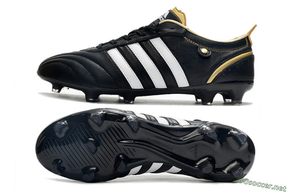 Men's Adidas Adipure FG Football Boots - Black/White 1