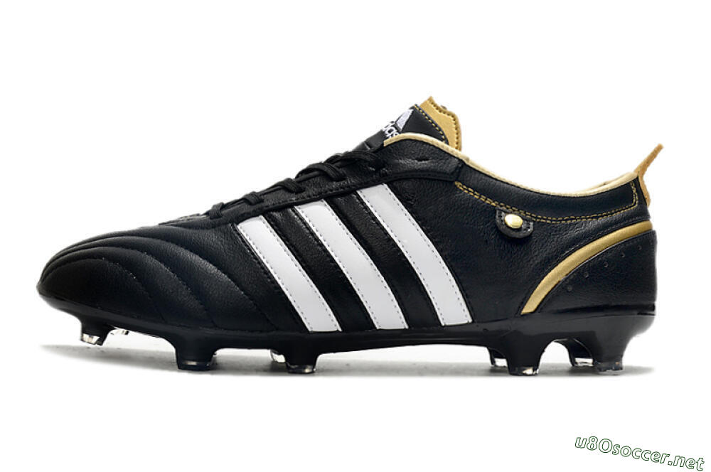 Men's Adidas Adipure FG Football Boots - Black/White 0