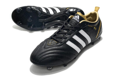 Men's Adidas Adipure FG Football Boots - Black/White