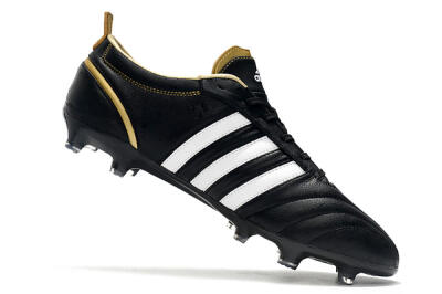 Men's Adidas Adipure FG Football Boots - Black/White