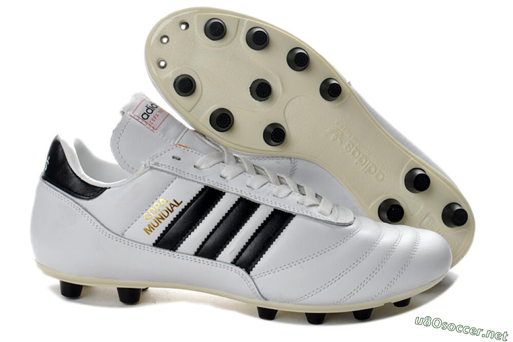 Men's Adidas Copa Mundial Made in Germany FG Football Boots - White/Black 2