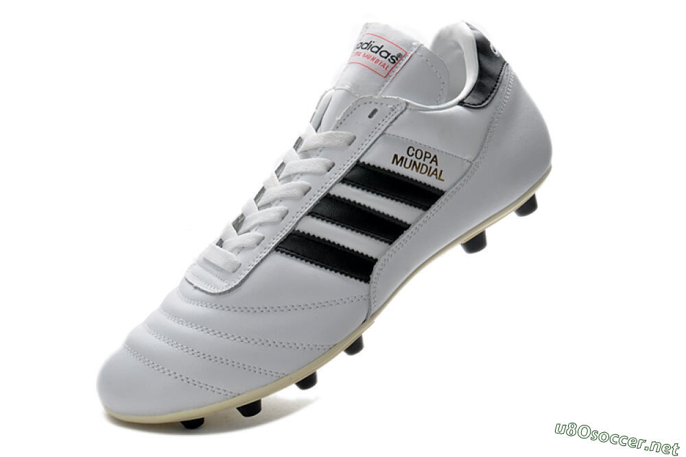 Men's Adidas Copa Mundial Made in Germany FG Football Boots - White/Black 9