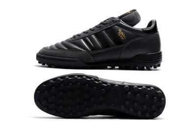 Men's Adidas Copa Mundial Team Astro TF Football Shoes - Black/Gold