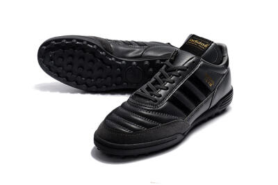 Men's Adidas Copa Mundial Team Astro TF Football Shoes - Black/Gold