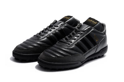 Men's Adidas Copa Mundial Team Astro TF Football Shoes - Black/Gold