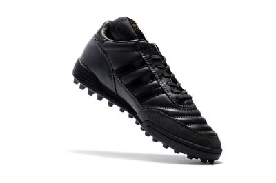 Men's Adidas Copa Mundial Team Astro TF Football Shoes - Black/Gold