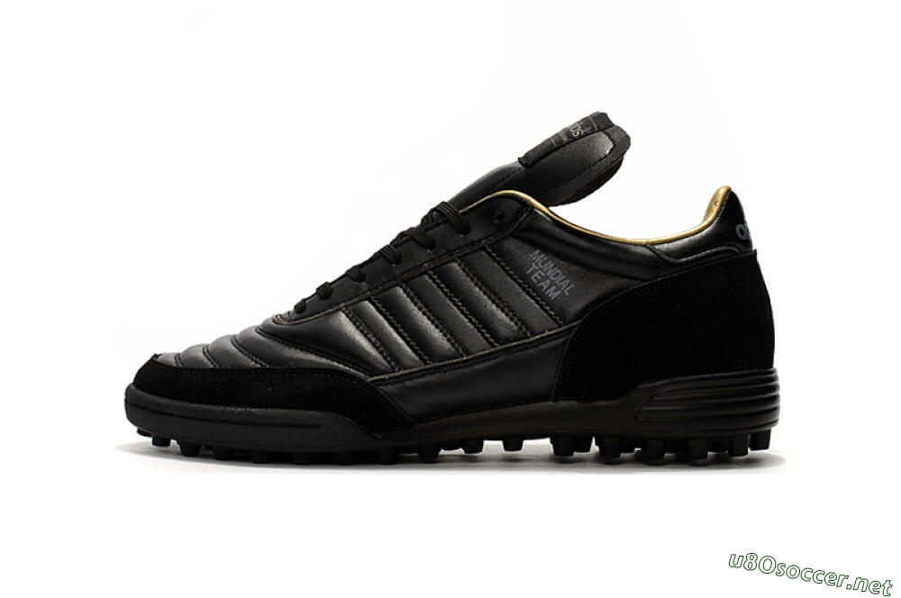 Men's Adidas Copa Mundial Team Astro TF Football Shoes - Black/White 0