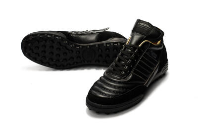 Men's Adidas Copa Mundial Team Astro TF Football Shoes - Black/White