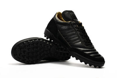 Men's Adidas Copa Mundial Team Astro TF Football Shoes - Black/White