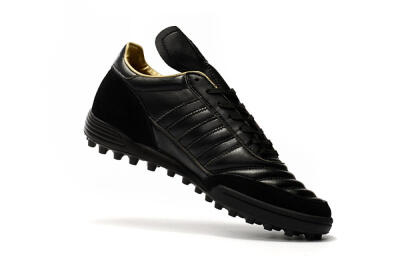 Men's Adidas Copa Mundial Team Astro TF Football Shoes - Black/White