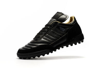 Men's Adidas Copa Mundial Team Astro TF Football Shoes - Black/White