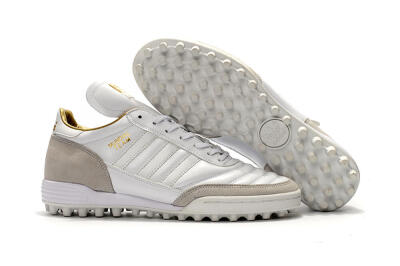 Men's Adidas Copa Mundial Team Modern Craft TF Football Shoes - White/Gold/Grey