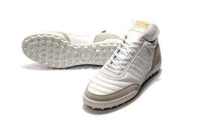 Men's Adidas Copa Mundial Team Modern Craft TF Football Shoes - White/Gold/Grey