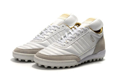Men's Adidas Copa Mundial Team Modern Craft TF Football Shoes - White/Gold/Grey