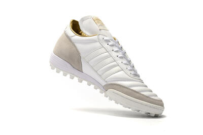 Men's Adidas Copa Mundial Team Modern Craft TF Football Shoes - White/Gold/Grey