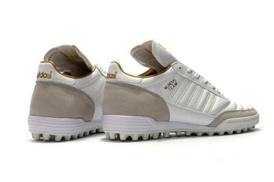 Men's Adidas Copa Mundial Team Modern Craft TF Football Shoes - White/Gold/Grey