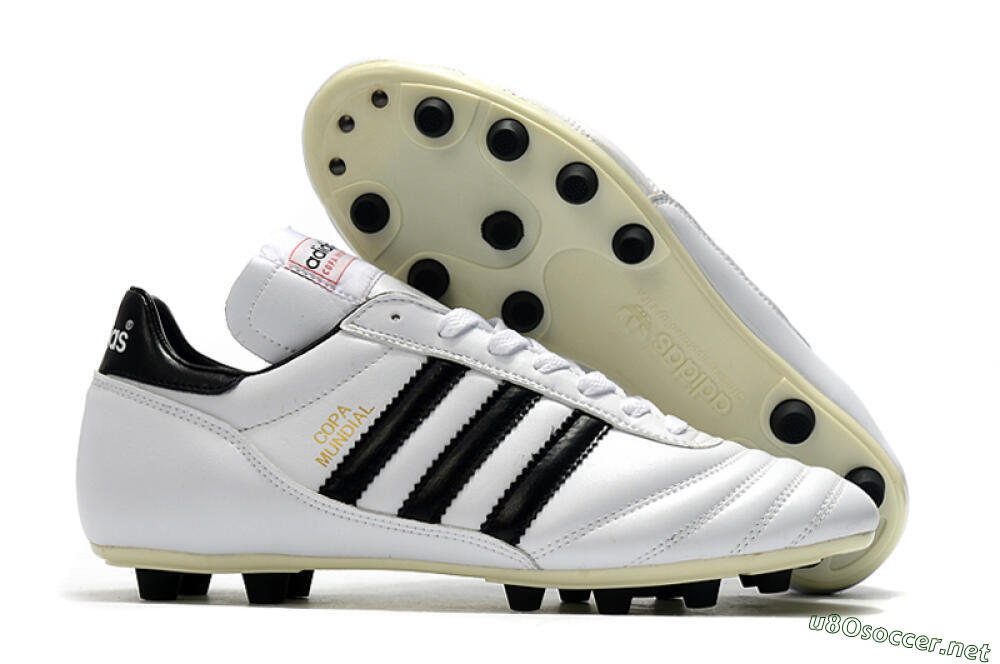 Men's Adidas Copa Mundial Made in Germany FG Football Boots - White/Black 2