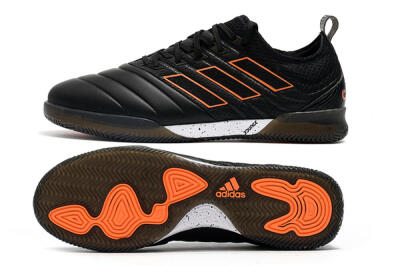 Men's Adidas Copa Tango 20.1 IC Football Shoes - Black/Orange