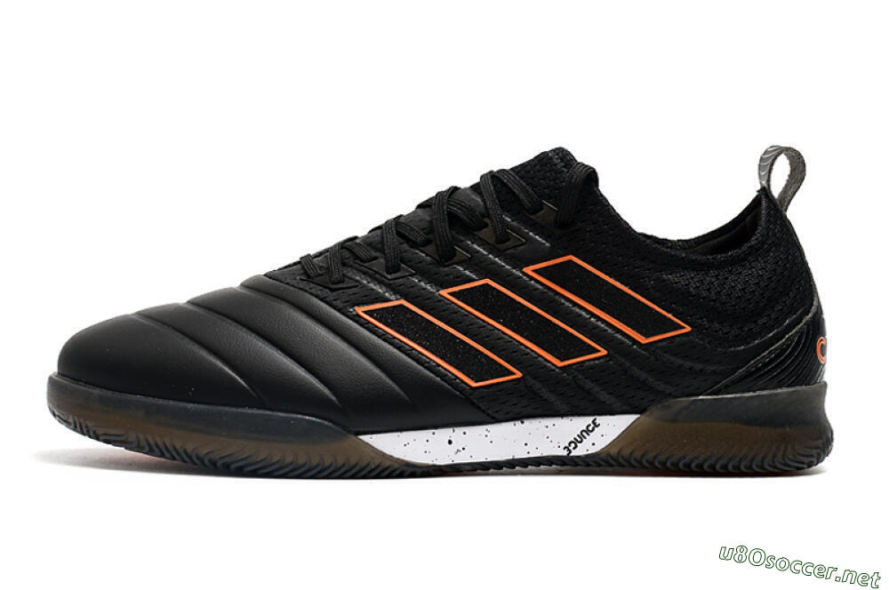 Men's Adidas Copa Tango 20.1 IC Football Shoes - Black/Orange 0