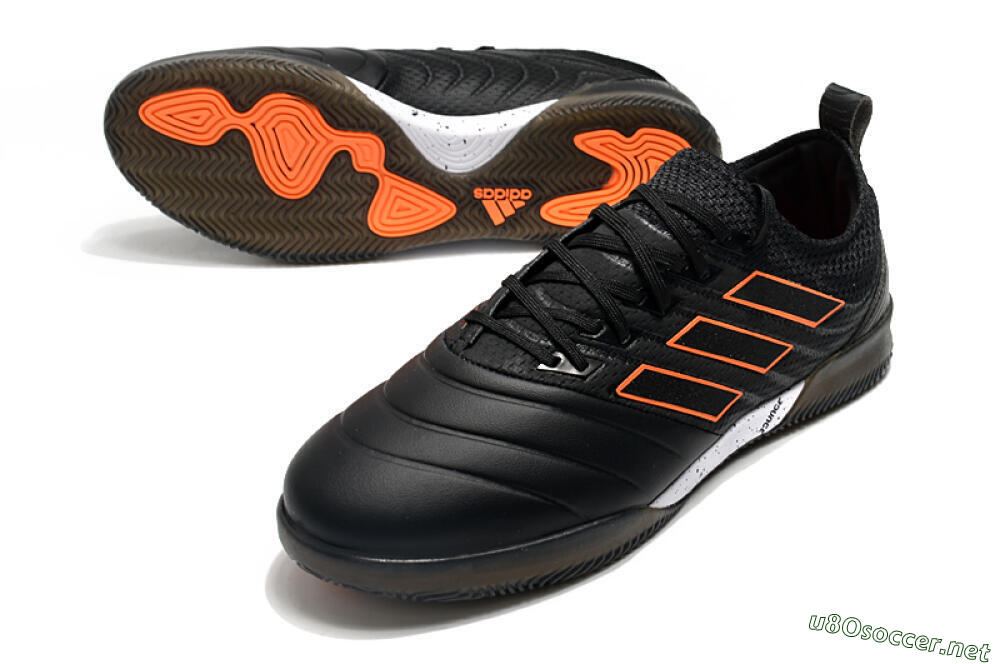 Men's Adidas Copa Tango 20.1 IC Football Shoes - Black/Orange 3