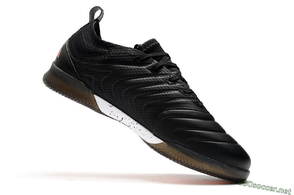 Men's Adidas Copa Tango 20.1 IC Football Shoes - Black/Orange 4