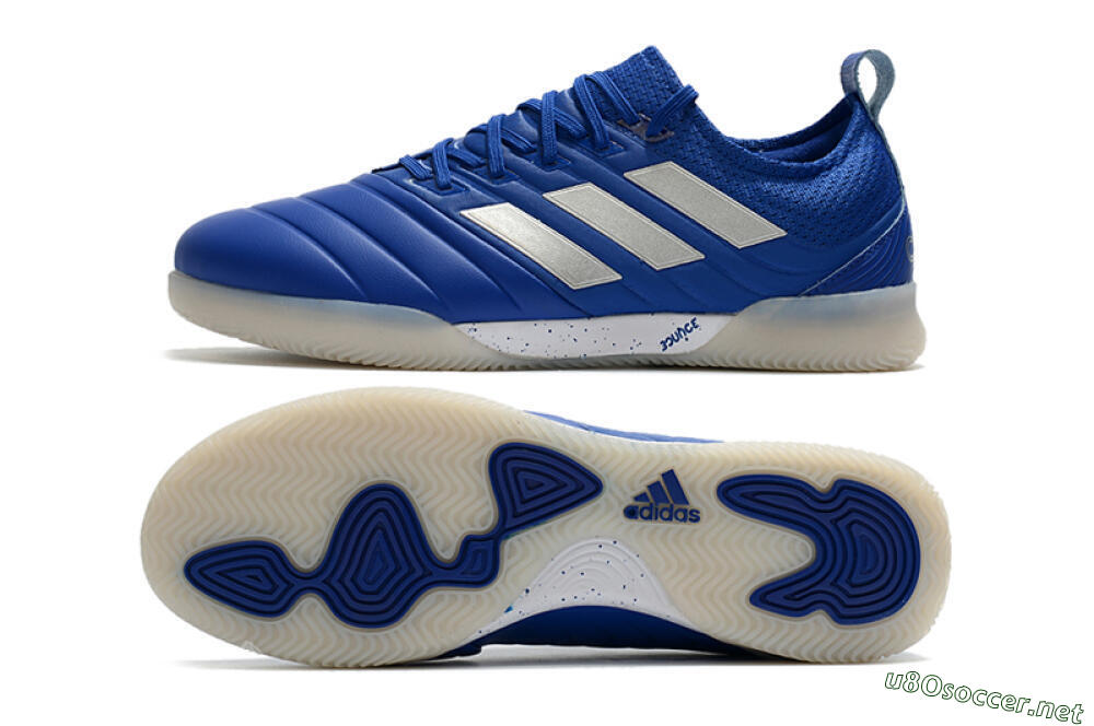 Men's Adidas Copa Tango 20.1 IC Football Shoes - Blue/White 1
