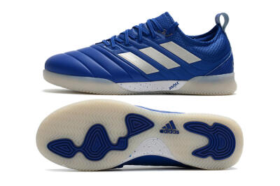 Men's Adidas Copa Tango 20.1 IC Football Shoes - Blue/White