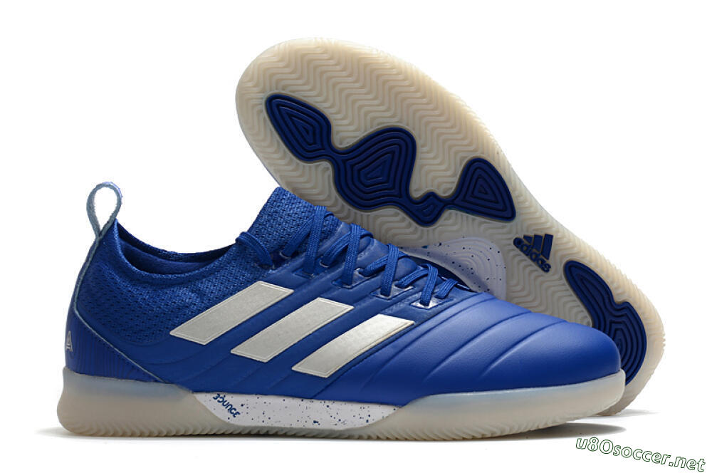 Men's Adidas Copa Tango 20.1 IC Football Shoes - Blue/White 2