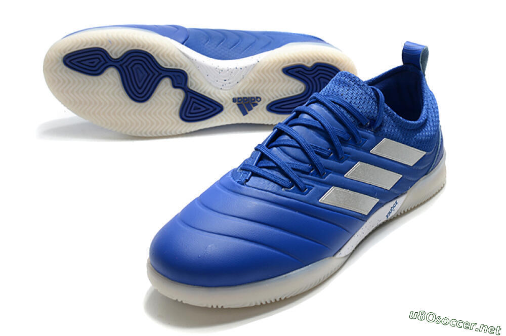 Men's Adidas Copa Tango 20.1 IC Football Shoes - Blue/White 3