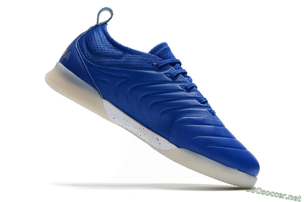 Men's Adidas Copa Tango 20.1 IC Football Shoes - Blue/White 4