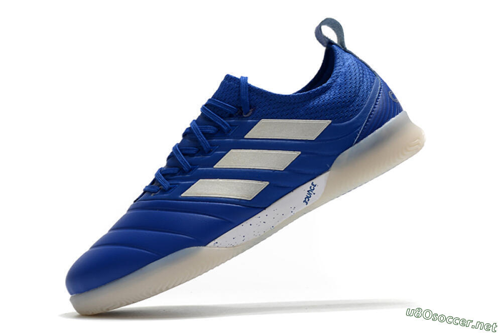 Men's Adidas Copa Tango 20.1 IC Football Shoes - Blue/White 5