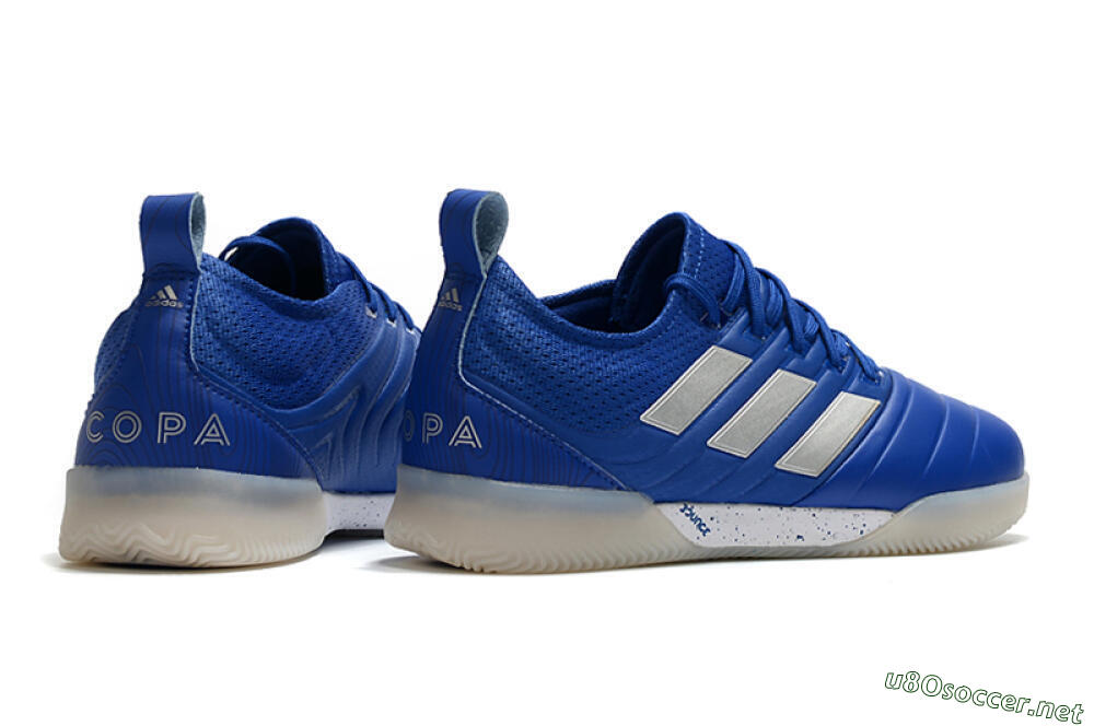 Men's Adidas Copa Tango 20.1 IC Football Shoes - Blue/White 6