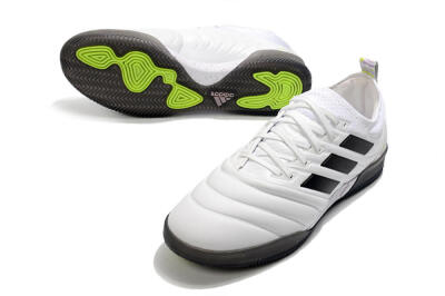 Men's Adidas Copa Tango 20.1 IC Football Shoes - White/Black/Purple