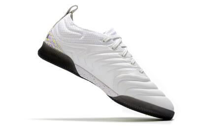 Men's Adidas Copa Tango 20.1 IC Football Shoes - White/Black/Purple