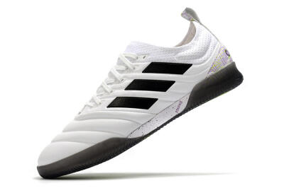 Men's Adidas Copa Tango 20.1 IC Football Shoes - White/Black/Purple