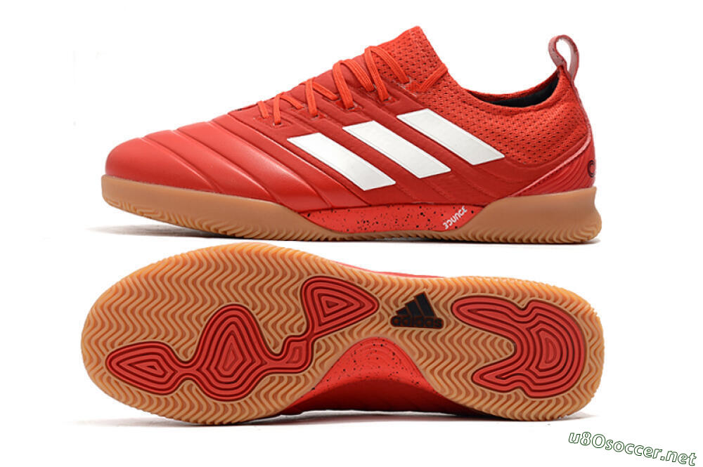 Men's Adidas Copa Tango 20.1 IC Football Shoes - Red/White 1