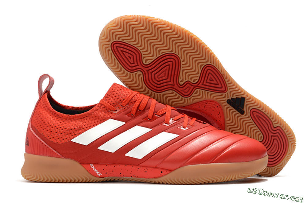 Men's Adidas Copa Tango 20.1 IC Football Shoes - Red/White 2