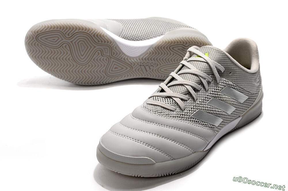 Men's Adidas Copa Tango 20.1 IC Football Shoes - Grey/White 3