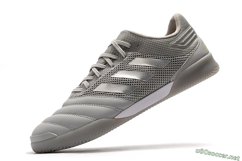 Men's Adidas Copa Tango 20.1 IC Football Shoes - Grey/White 8