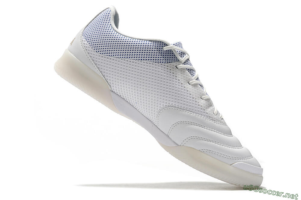 Men's Adidas Copa Tango 20.1 IC Football Shoes - White/Gold/Blue 7