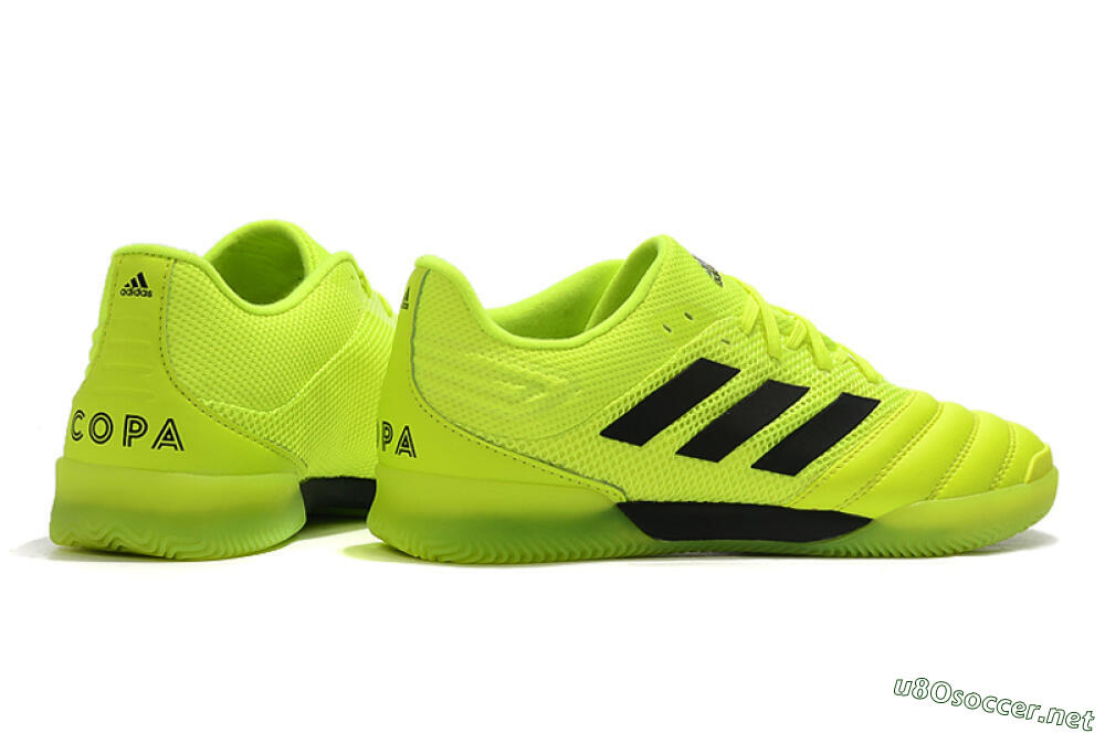 Men's Adidas Copa Tango 20.1 IC Football Shoes - Yellow/Black 9