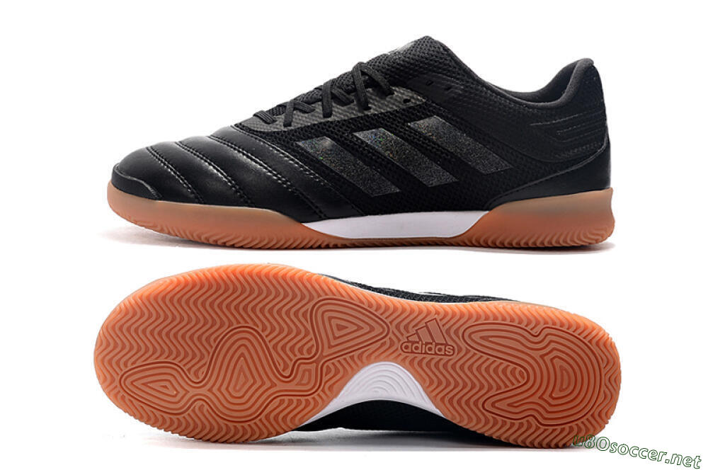 Men's Adidas Copa Tango 20.1 IC Football Shoes - Black/White/Brown 1