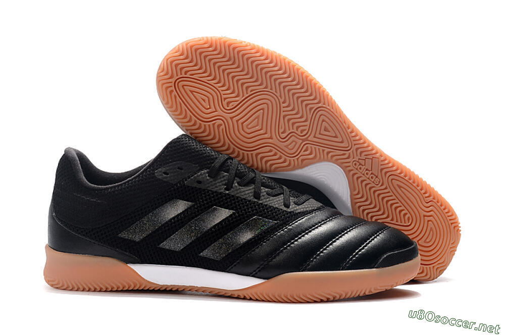 Men's Adidas Copa Tango 20.1 IC Football Shoes - Black/White/Brown 2