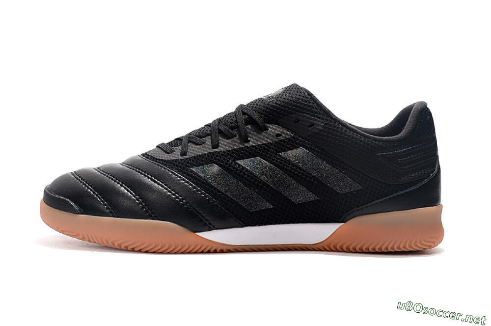 Men's Adidas Copa Tango 20.1 IC Football Shoes - Black/White/Brown 0