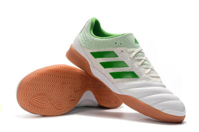 Men's Adidas Copa Tango 20.1 IC Football Shoes - White/Green/Brown