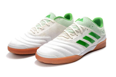 Men's Adidas Copa Tango 20.1 IC Football Shoes - White/Green/Brown