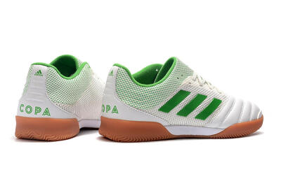 Men's Adidas Copa Tango 20.1 IC Football Shoes - White/Green/Brown