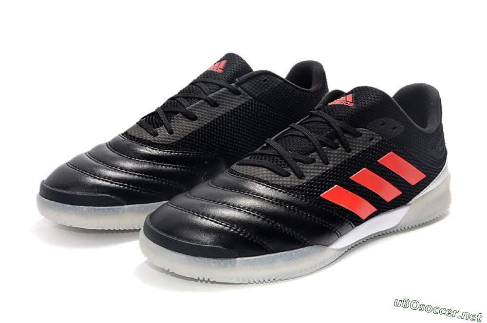 Men's Adidas Copa Tango 20.1 IC Football Shoes - Black/Red/White 5