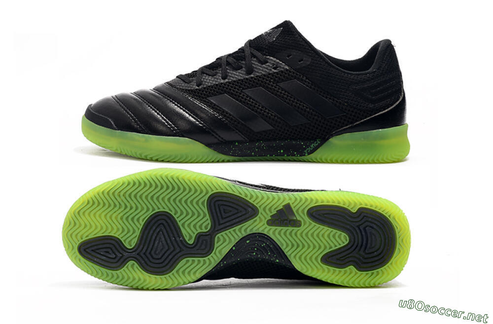 Men's Adidas Copa Tango 20.1 IC Football Shoes - Black/Yellow 1