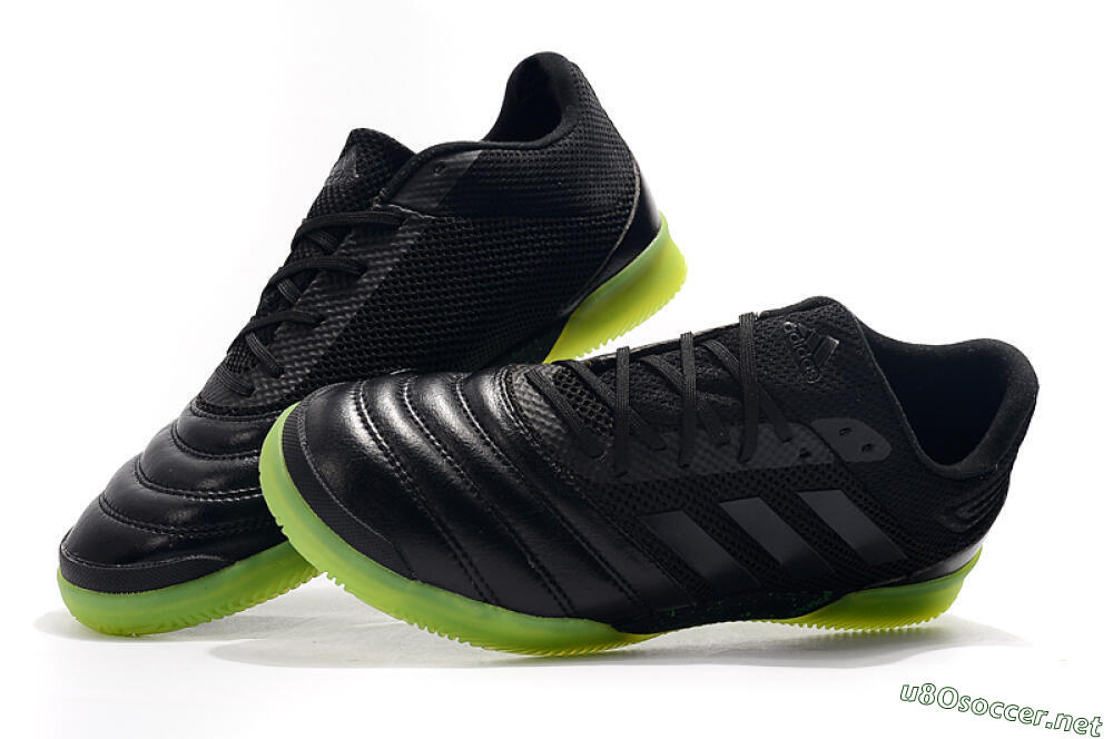 Men's Adidas Copa Tango 20.1 IC Football Shoes - Black/Yellow 6